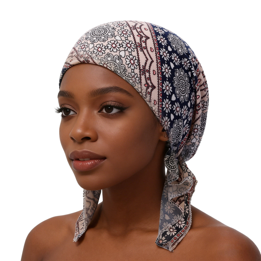 Women's Hat Short Cap Headscarf
