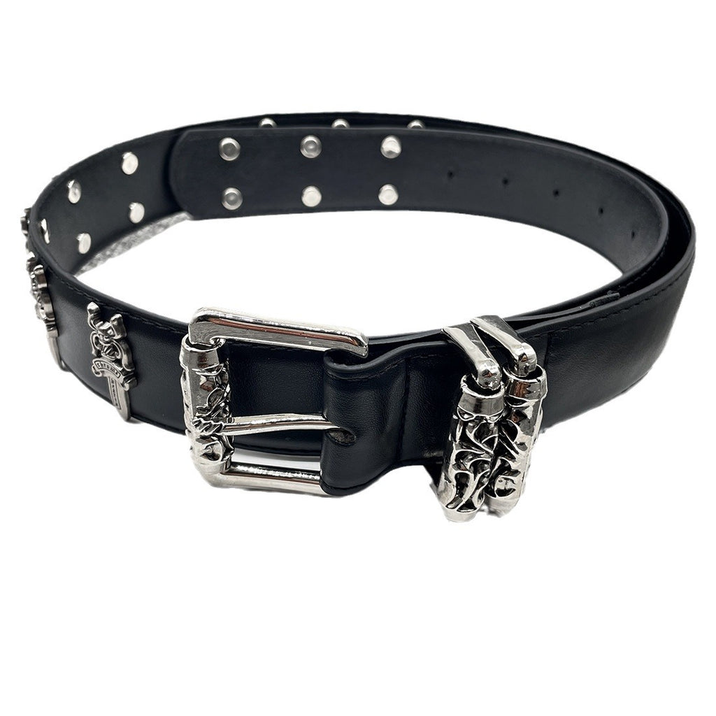 Hollow belt denim belt